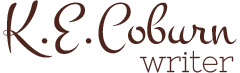 K.E. Coburn, Mystery Writer Logo